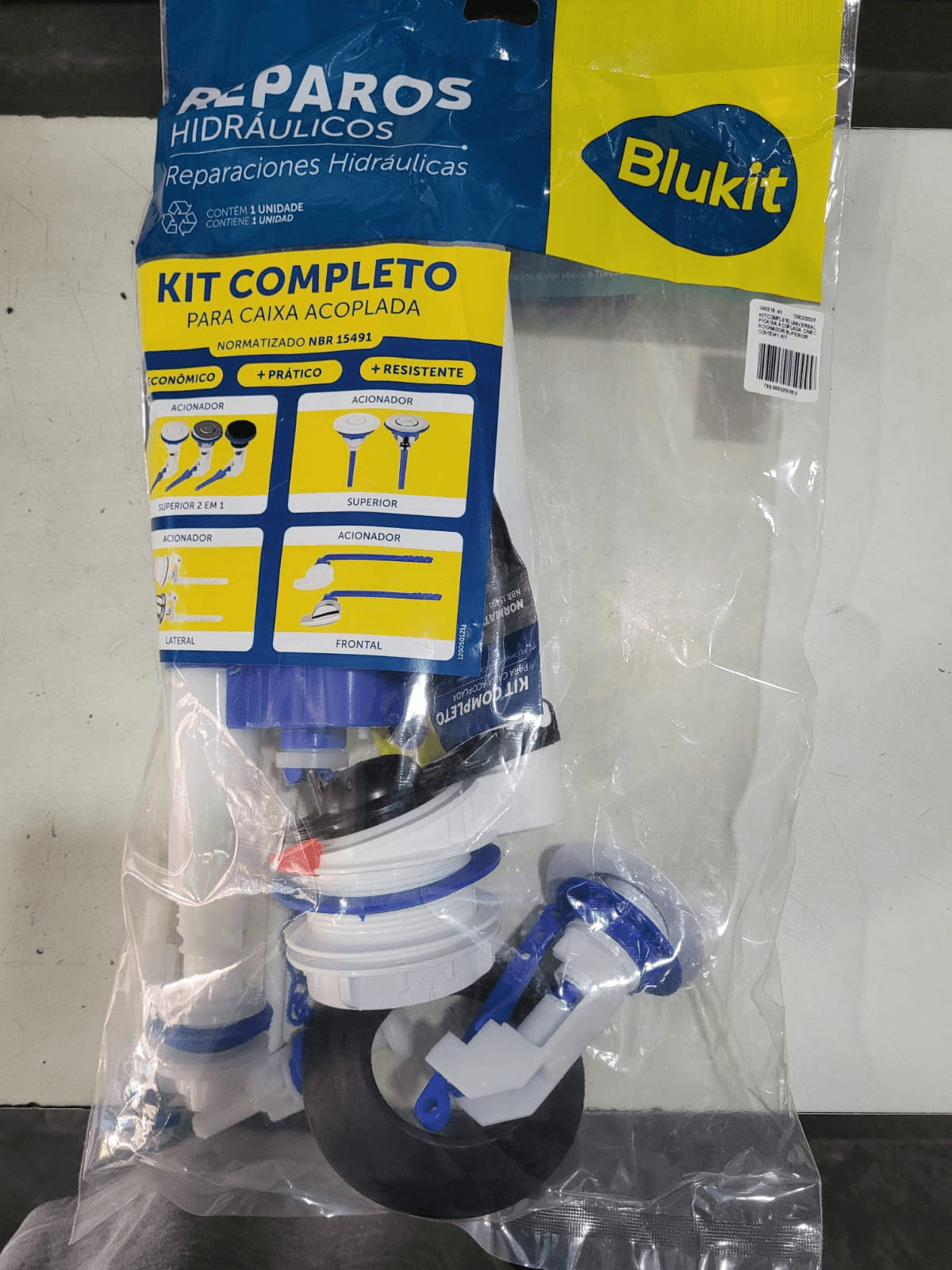 Kit completo caixa acoplada